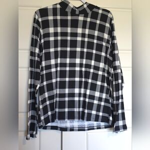 LuLaRoe Black and White Checkered Top